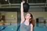 Aquaball - Anwendung - original Airtrack Factory - wird mit Luft und Wasser gefüllt