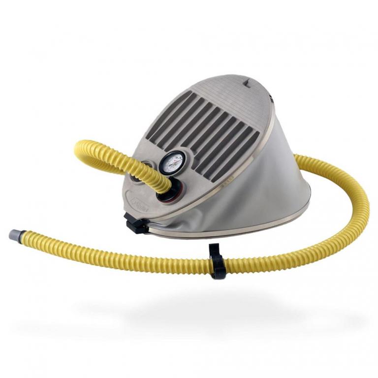 AirTrack Fusspumpe - Ergonomische Fußpumpe mit Manometer.