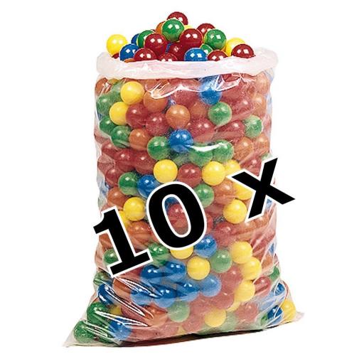 Euromatikbälle-10x - Qualitätsbälle für Ballbäder