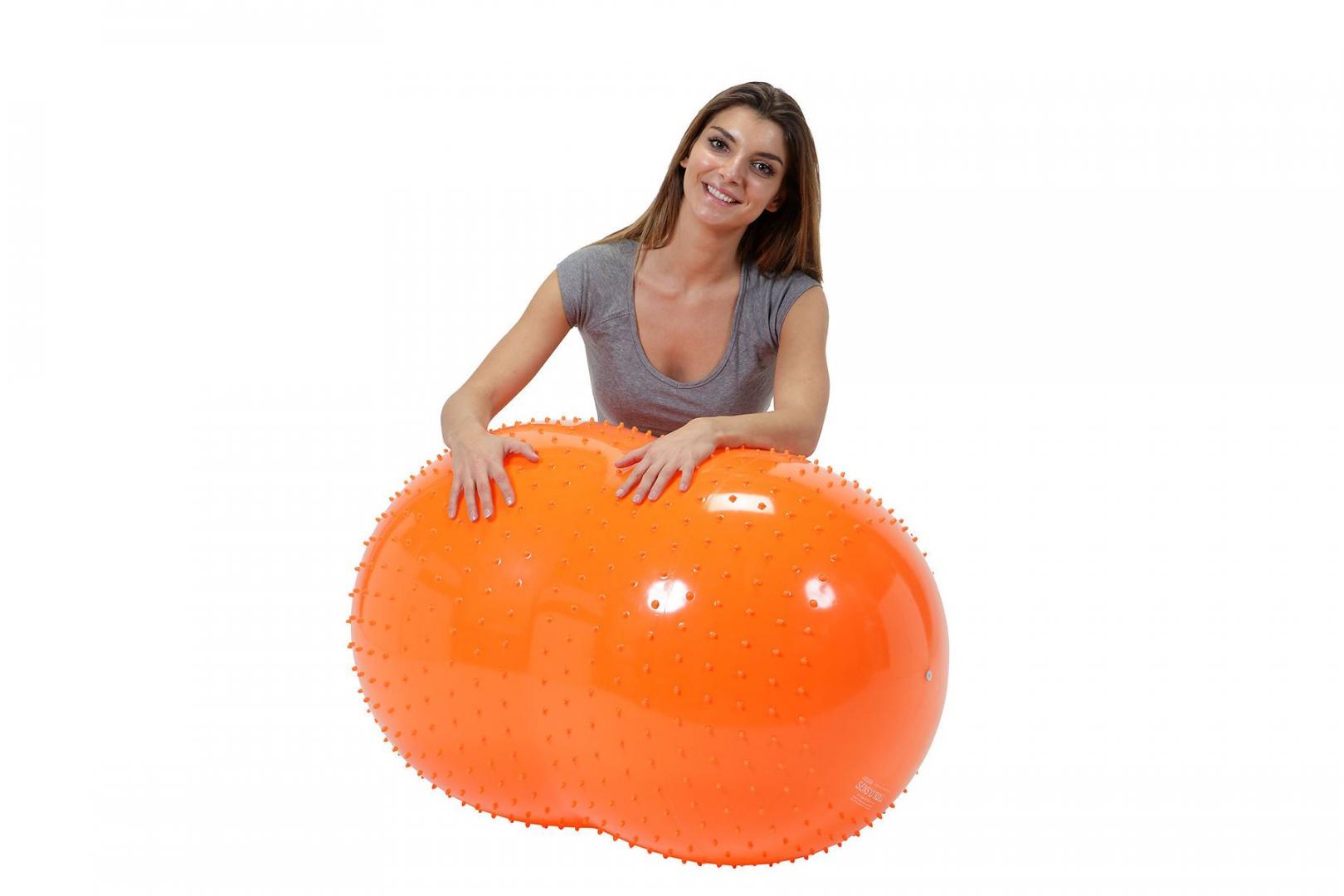 Senso o Roll - orange - Physio Rolle von Gymnic mit sensorischen Noppen