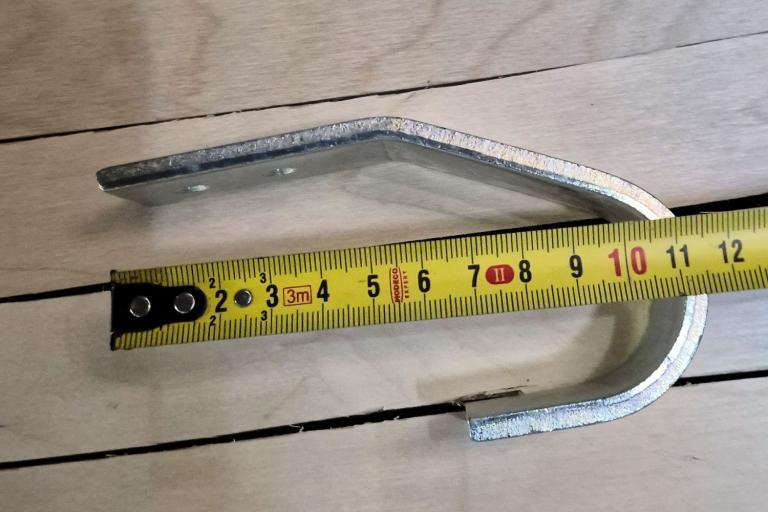 Einhängehaken Maße - Länge