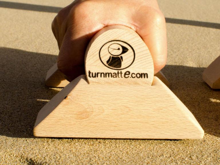 Handstandklötze - Parallettes Base am Strand - stabile Ausführung