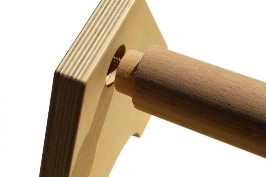 Handstandklotz - Fertigung - Verbindungsstelle