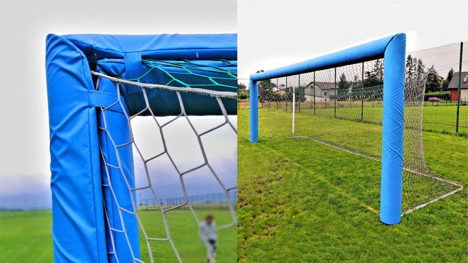 Saeulenschutz-Fussballtor - Sonderanfertigung Prallschutz Saeulenschutz-Fussballtor - Sonderanfertigung Prallschutz