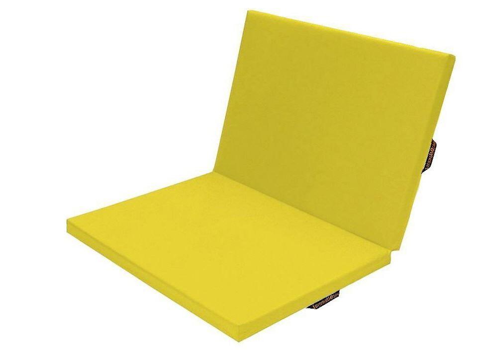 Faltmatte - gelb - Turnmatte klappbar