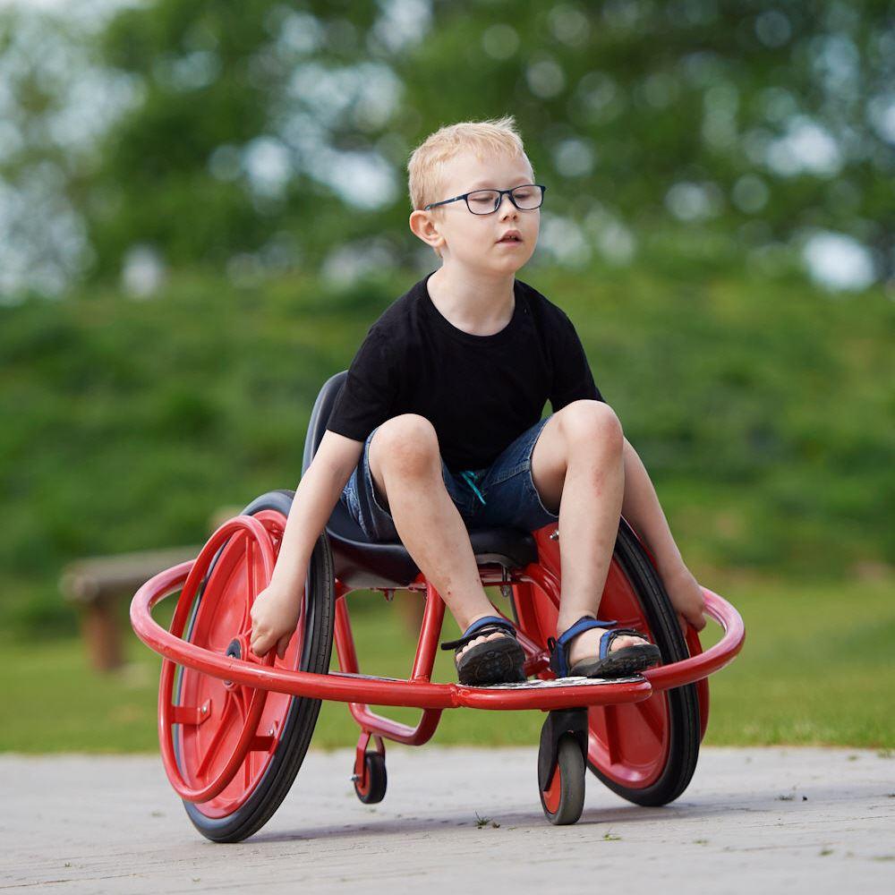 Wheely Rider in Aktion - Winther Viking Institutionsfahrzeug in hoher Qualität