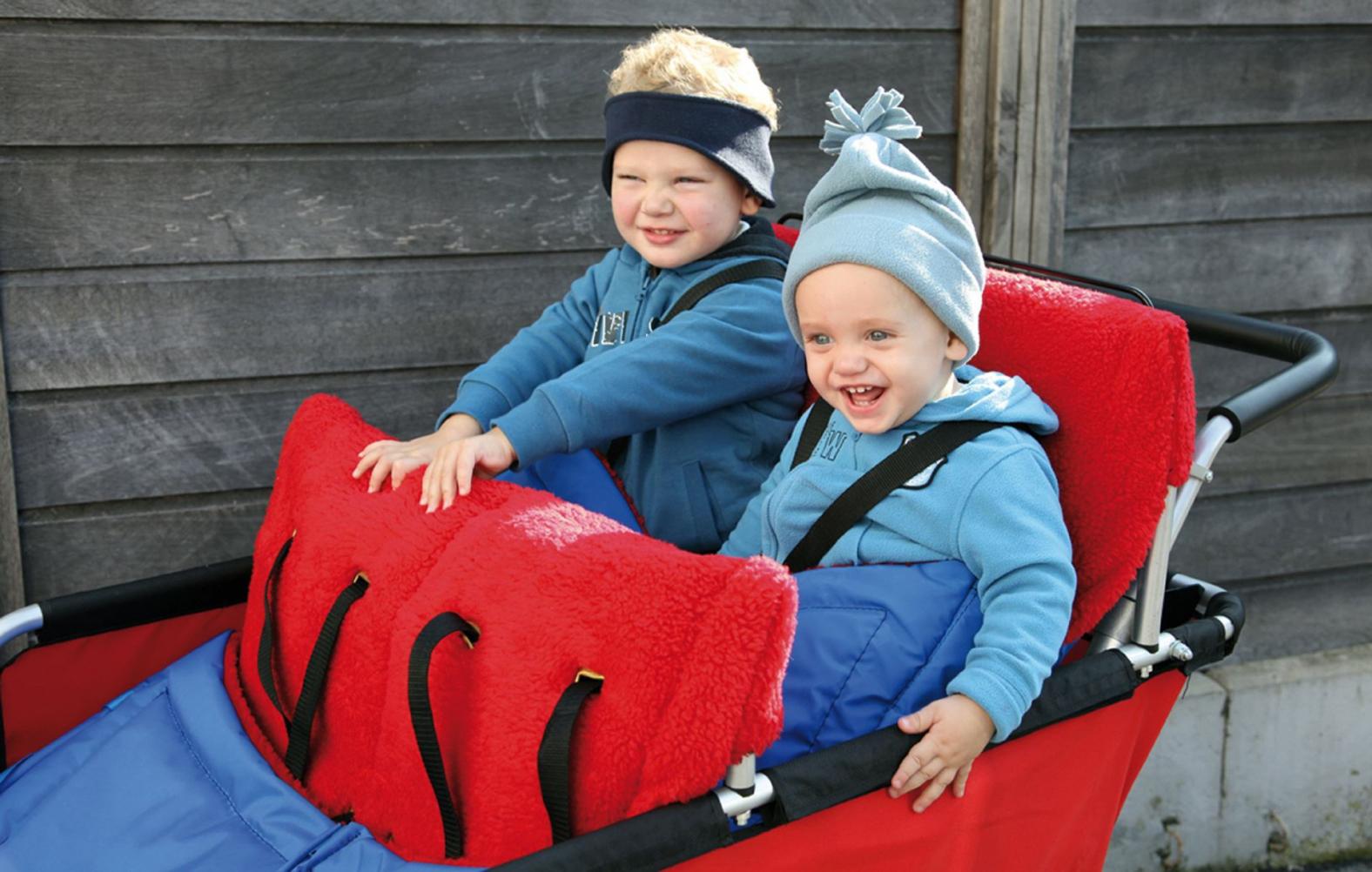 Winther Turtle Kinderbus - Fußsack - warm - Innenfutter ist aus kuscheligem Teddystoff