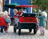 Winther Turtle Kinderbus - einfacher Ein- und Ausstieg für die Kinder
