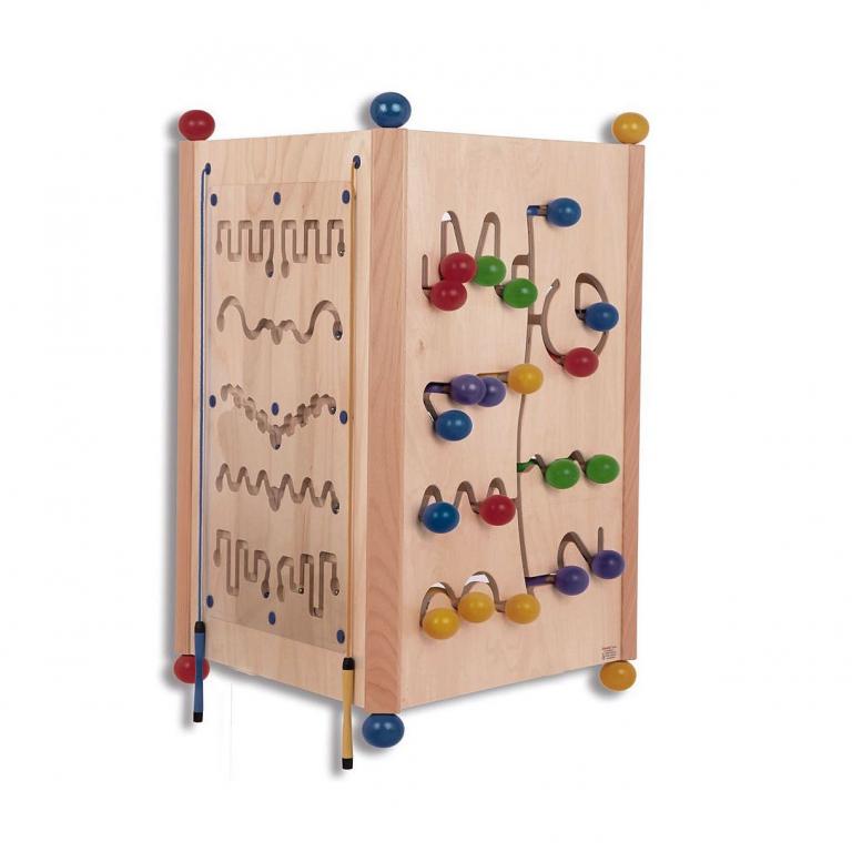 Wandelement Tower Natur - 3-seitig - 3 Elemente aus Birkenschichtholz